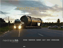 Tablet Screenshot of nextrans.com.br